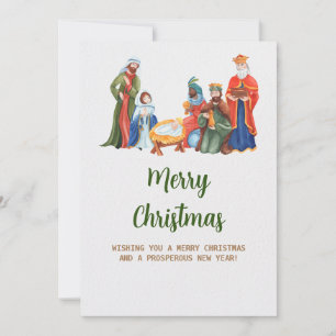 Nativity Scene Holiday Card