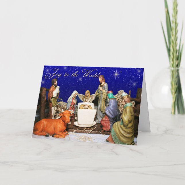 Nativity Scene Holiday Card (Front)