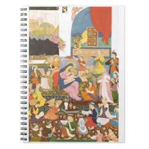 Nativity scene in indian style notebook