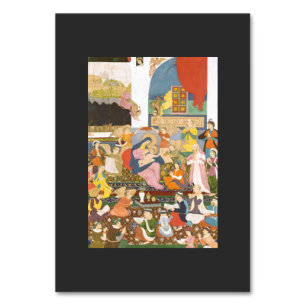 Nativity scene in indian style table number