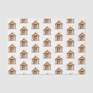 Nativity Scene Mary Joseph Baby Jesus Christmas Tissue Paper