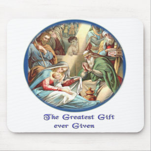 Nativity Scene Mouse Pad