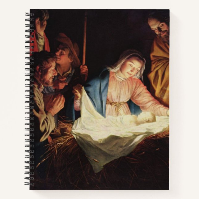 Nativity Scene Notebook (Front)