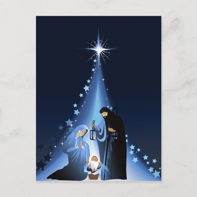 Nativity scene postcard (Front)
