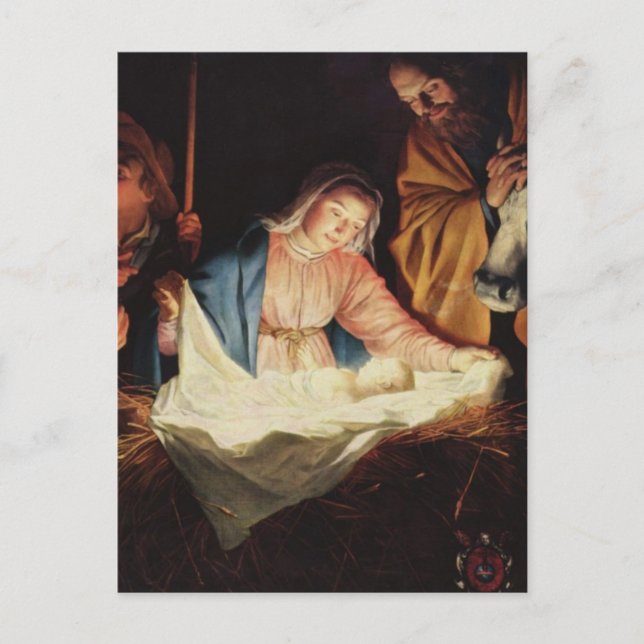 Nativity Scene Postcard (Front)