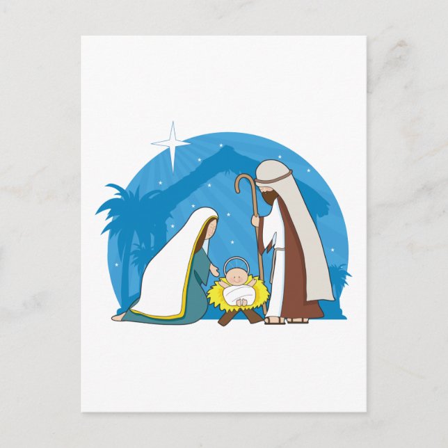 Nativity Scene Postcard (Front)