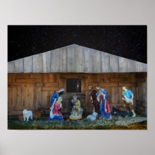Nativity Scene Poster