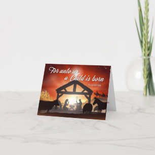 Nativity Scene Religious Holiday Christmas