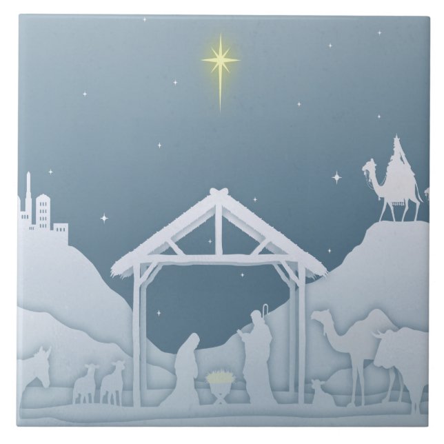 Nativity Scene Tile (Front)