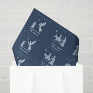 Nativity Scenes Christmas Tissue Paper