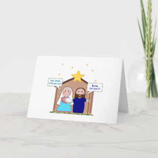 Nativity Sin Holiday Card