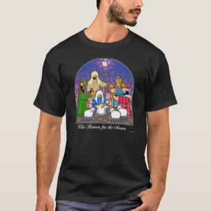 NATIVITY STAINED GLASS T-Shirt