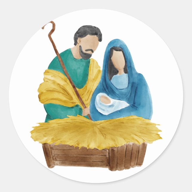 Nativity Stickers (Front)
