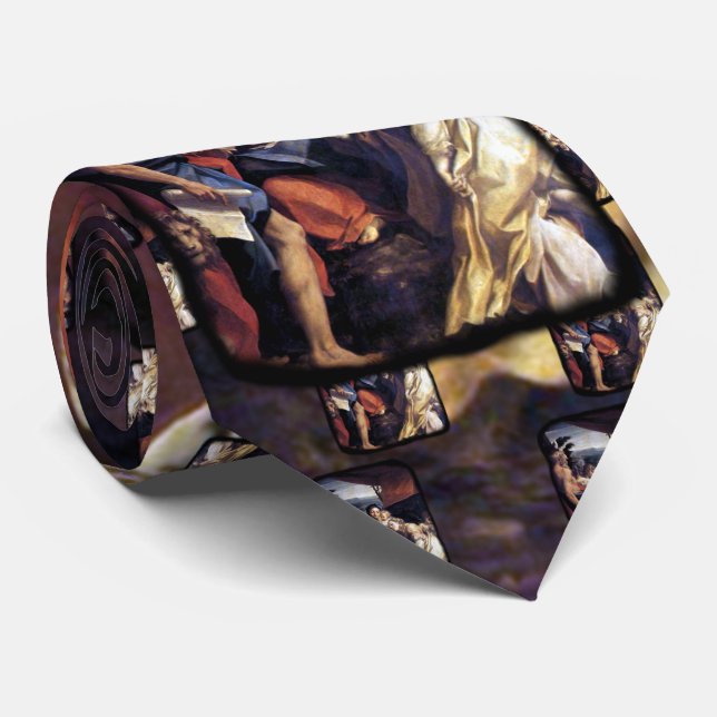 Nativity - The Day - Correggio - Renaissance Tie (Rolled)