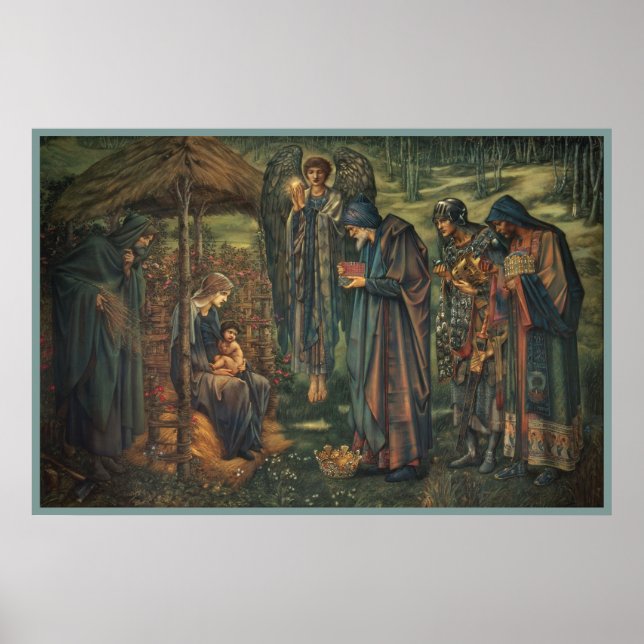 Nativity The Star of Bethlehem Baby Jesus & Angel Poster (Front)