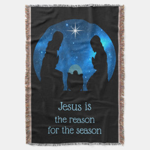 Nativity  throw blanket