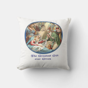 Nativity Throw Pillow