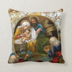 Nativity Throw Pillow