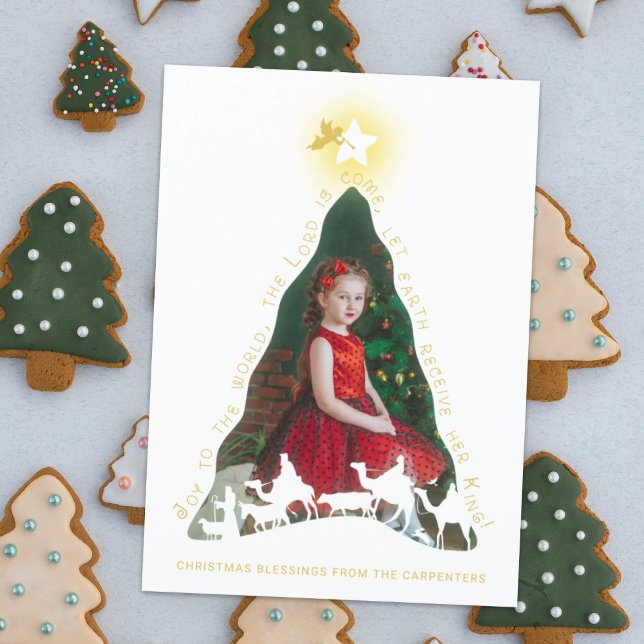 Nativity Tree Photo Card (Creator Uploaded)