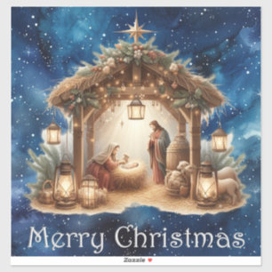 Nativity Vinyl Sticker