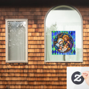 Nativity Window Cling