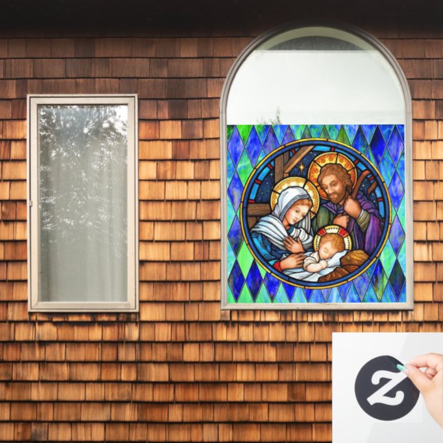 Nativity Window Cling (Home Window)