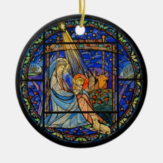 Nativity window ornament