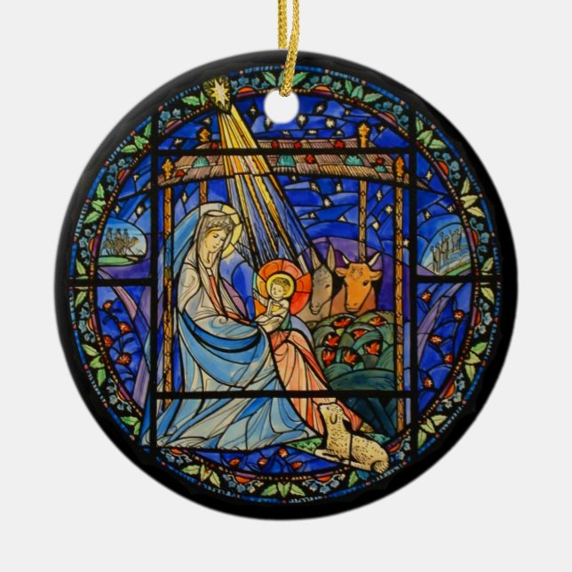 Nativity window ornament (Front)