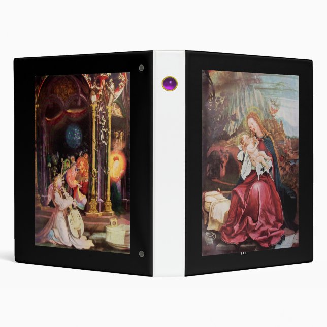 NATIVITY WITH ANGELS _ MAGIC OF CHRISTMAS BINDER (Background)