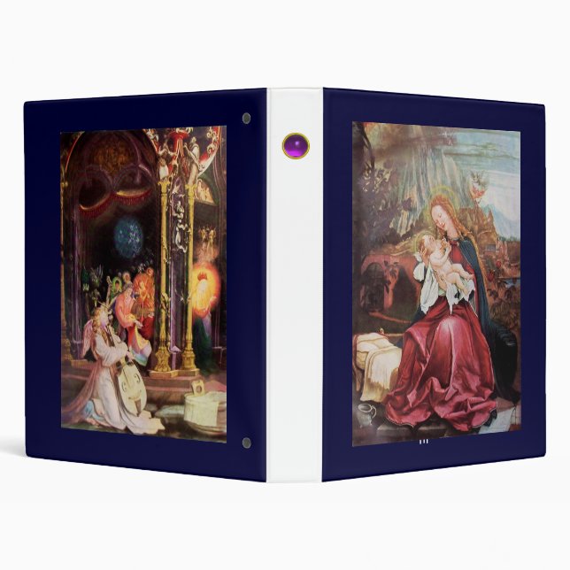 NATIVITY WITH ANGELS _ MAGIC OF CHRISTMAS BINDER (Background)