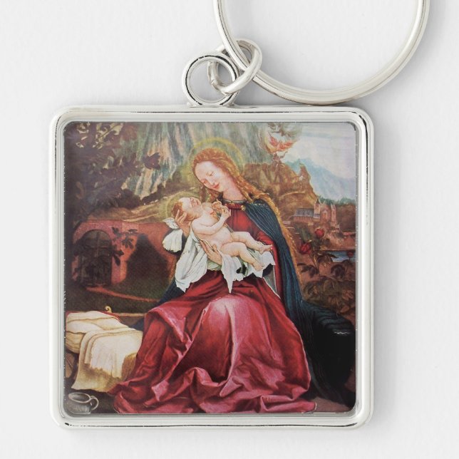 NATIVITY WITH ANGELS - MAGIC OF CHRISTMAS KEYCHAIN (Front)