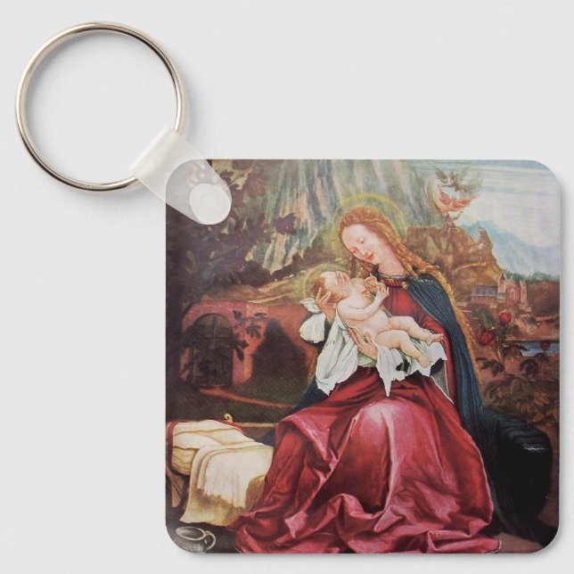 NATIVITY WITH ANGELS - MAGIC OF CHRISTMAS KEYCHAIN (Front)