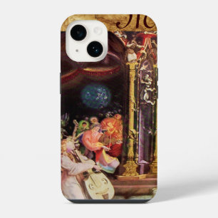 NATIVITY WITH ANGELS - MAGIC OF CHRISTMAS monogram iPhone 14 Case