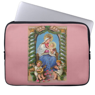 Nativity With Madonna And Child Laptop Sleeve