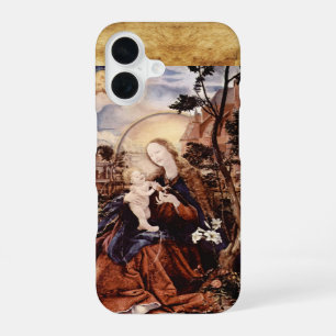 NATIVITY WITH WHITE LILLES - MAGIC OF CHRISTMAS iPhone 16 CASE