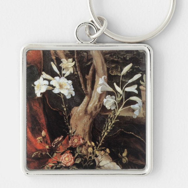 NATIVITY WITH WHITE LILLES - MAGIC OF CHRISTMAS KEYCHAIN (Front)