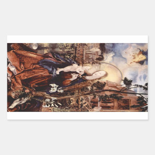 NATIVITY WITH WHITE LILLES - MAGIC OF CHRISTMAS STICKER