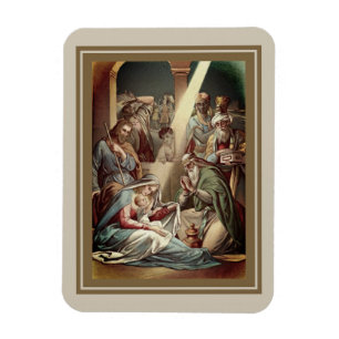 Nativity With Wise Men Magnet