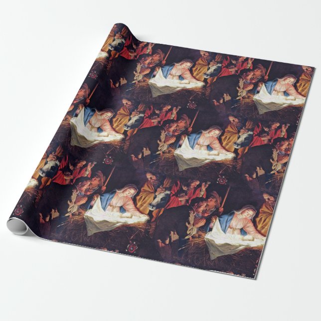 Nativity  wrapping paper (Unrolled)