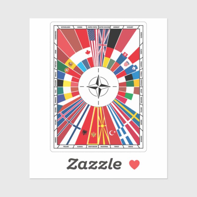 NATO Flag Atlantic Treaty (Sheet)