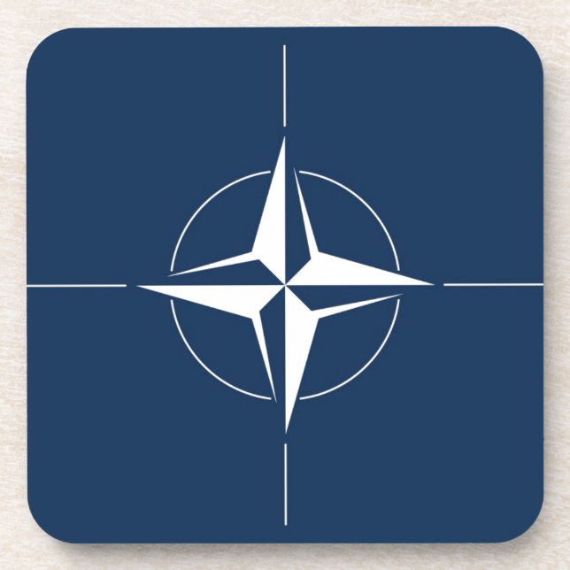 NATO Flag Coaster (Front)