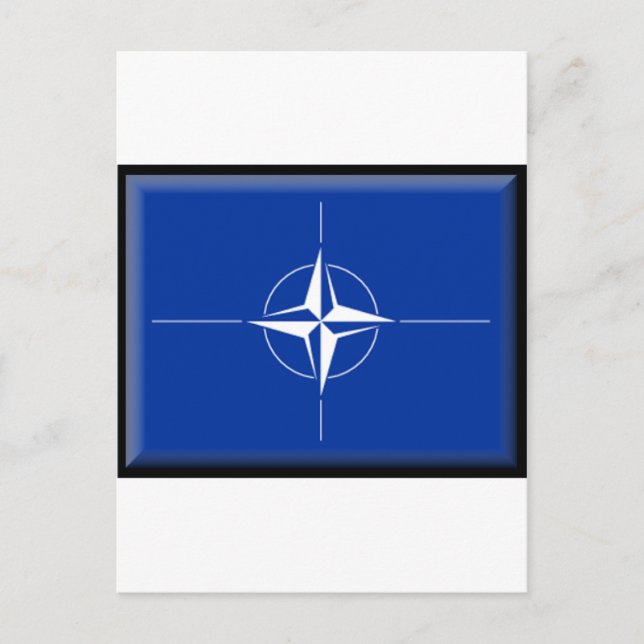 NATO Flag Postcard (Front)