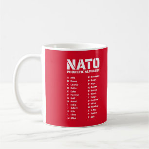 NATO Phonetic Alphabet Canada Coffee Mug
