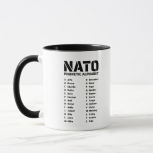 NATO Phonetic Alphabet Mug