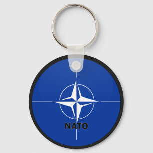 Nato Roundel quality Flag Keychain