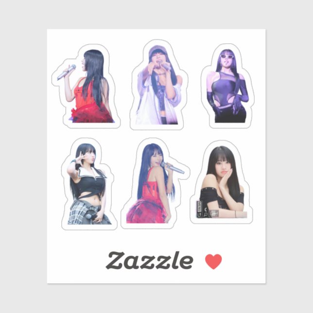 Natty Kiss Of Life Vinyl Sticker Pack (Sheet)