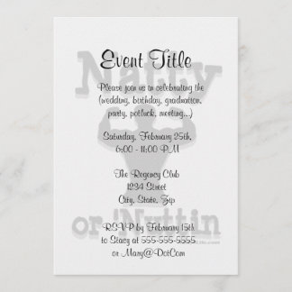 Natty or Nuttin Logo Wear Invitation