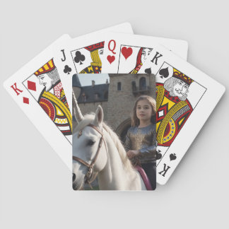 Natu Unicorn Playing Cards violet