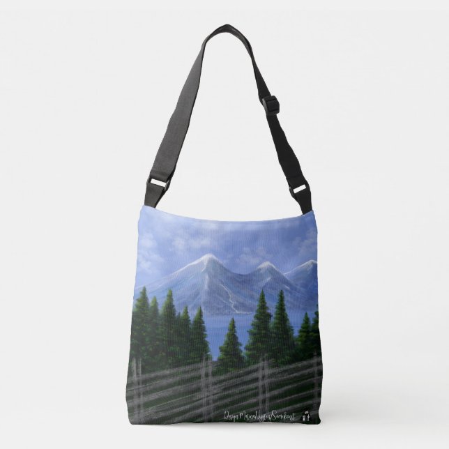 Natur berg  crossbody bag (Front)