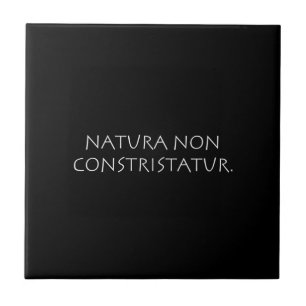 Natura non constristatur tile